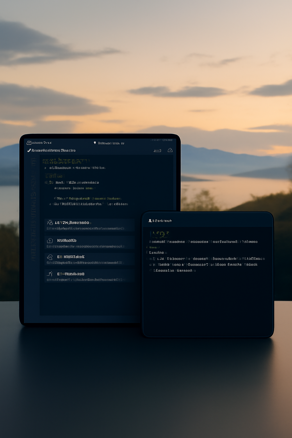 Cursor IDE 다중 인터페이스 데모와 아트 스타일 배경