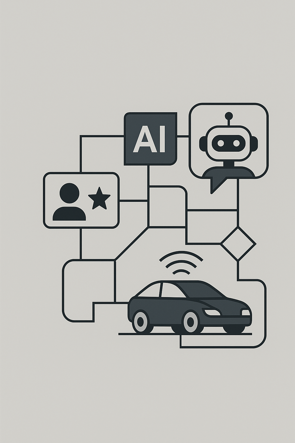 AI agent brands in answer engines illustration