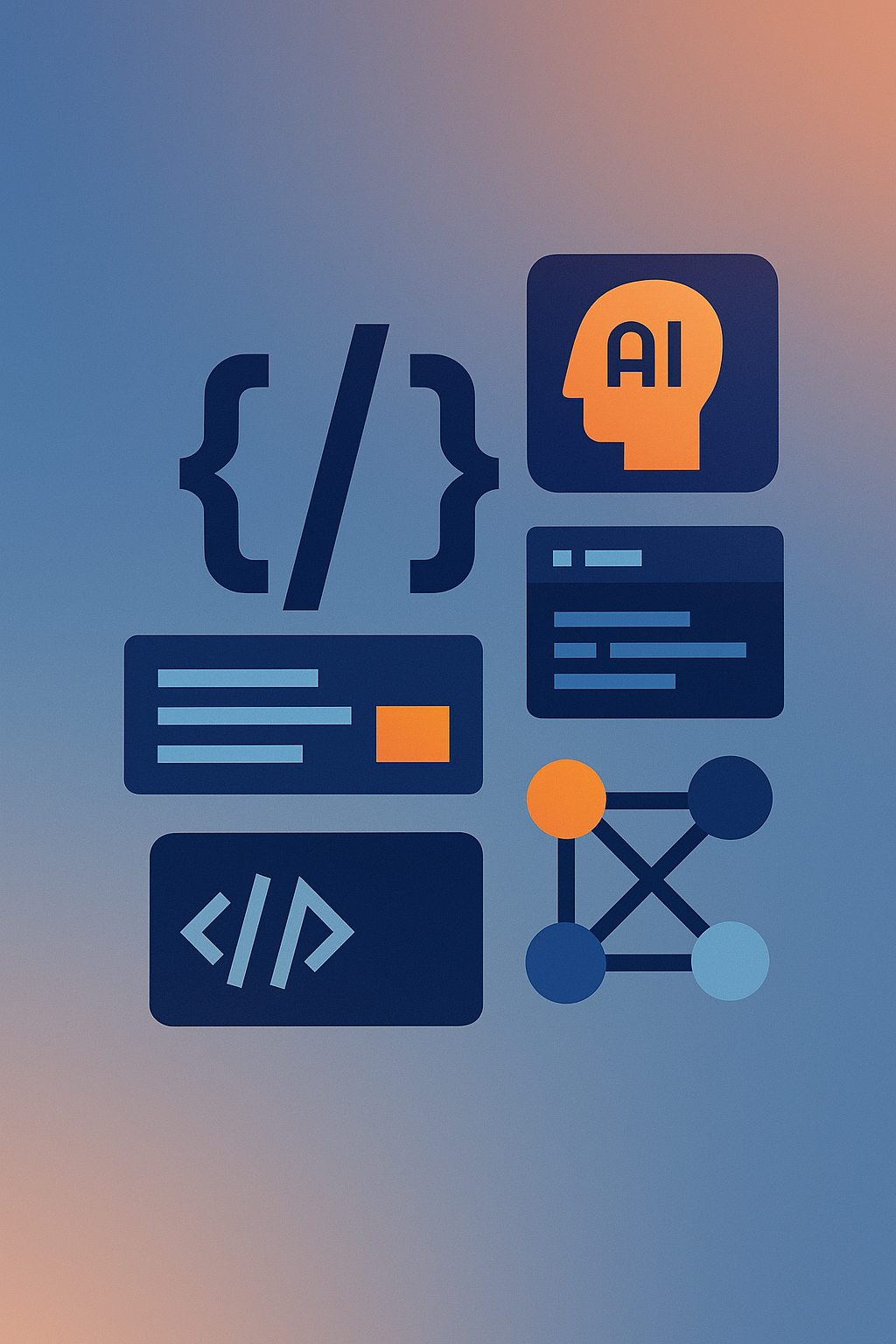 Abstract banner representing AI coding assistants comparison
