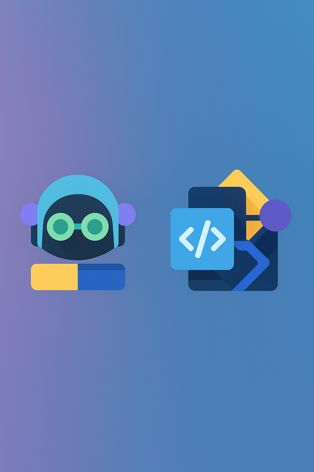 Visual comparison of Copilot and Cursor AI coding assistants