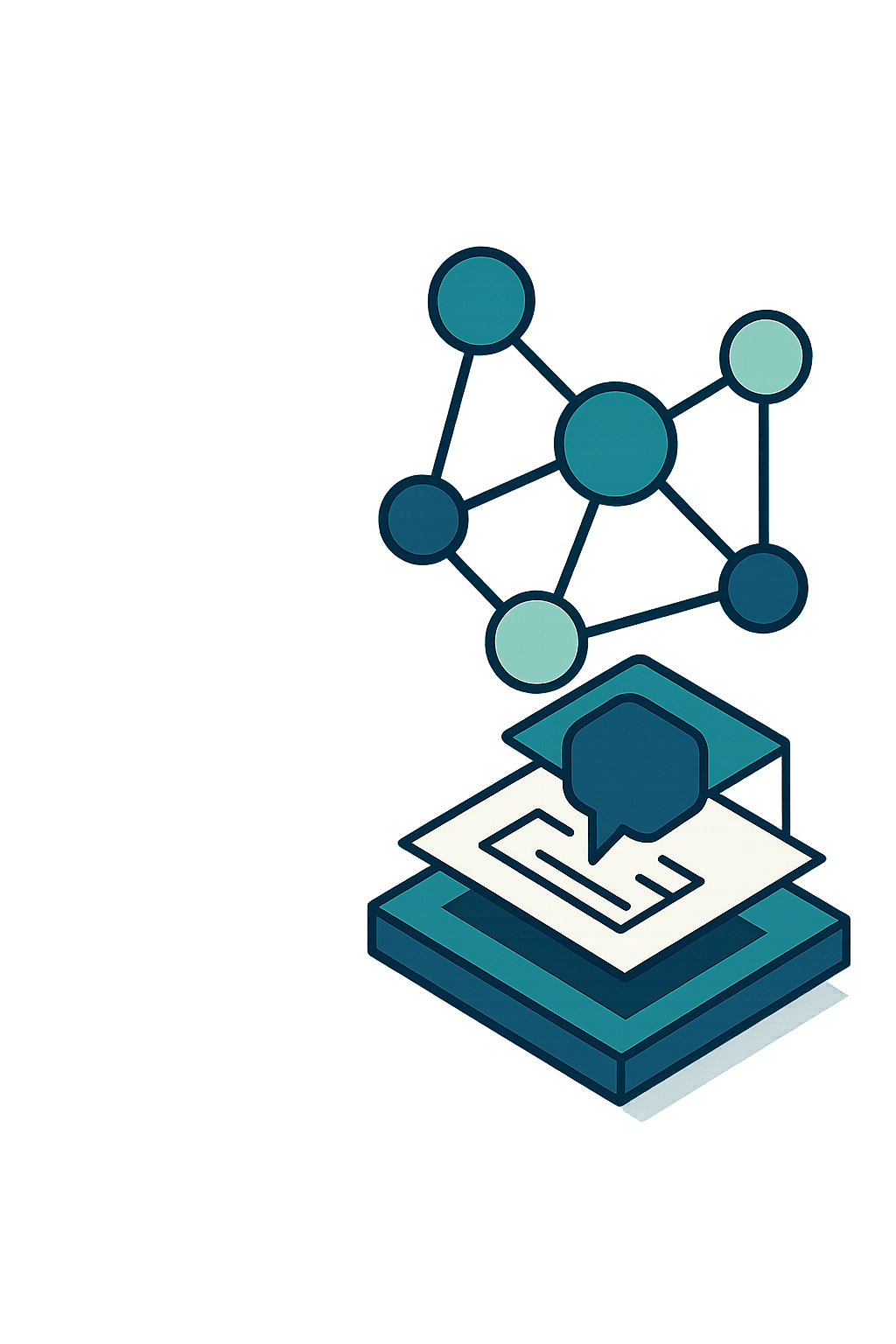 Abstract background representing answer engine optimization in AI search