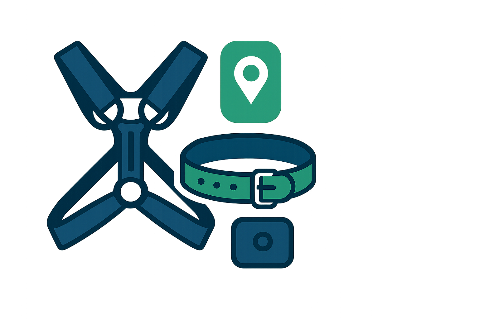 Dog harness and collar user intent analysis banner