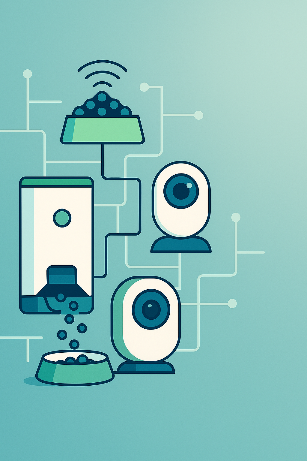 A selection of leading U.S. automated pet care products