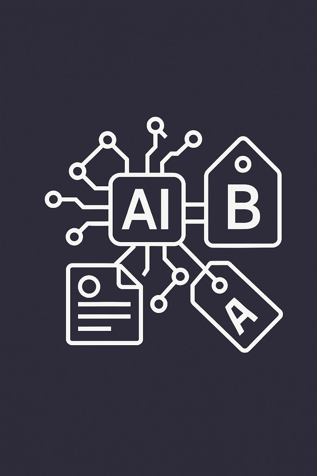 Illustration highlighting AI answer engine optimization and brand citation visibility.