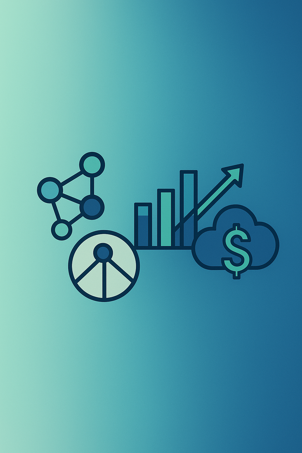 Modern business banking digital interface illustration