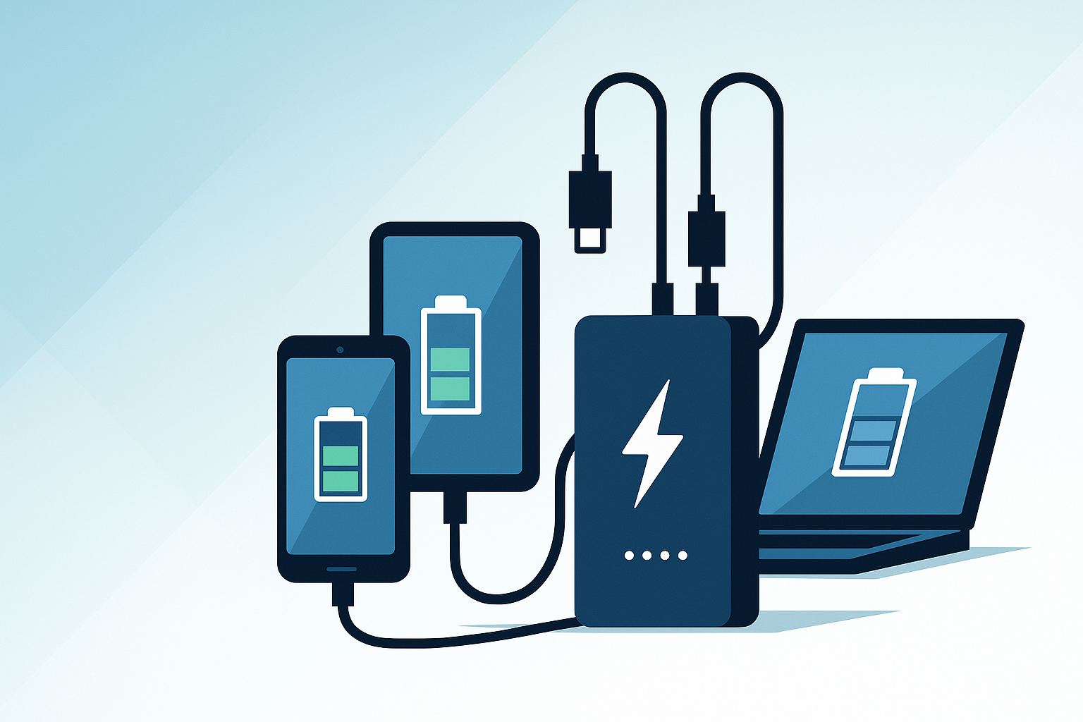Power bank keyword research conceptual banner