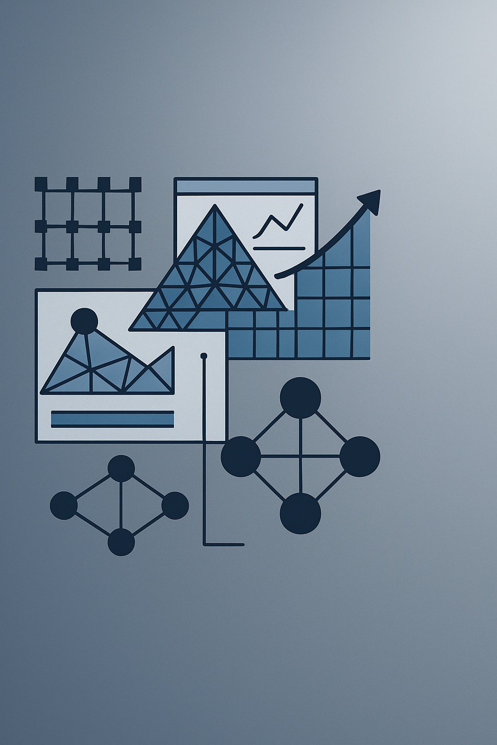 Collage of engineering simulation tools and dashboards