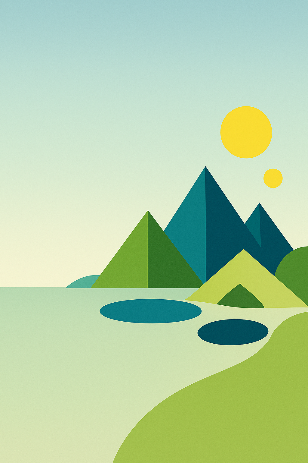 Scenic Michigan resort landscape