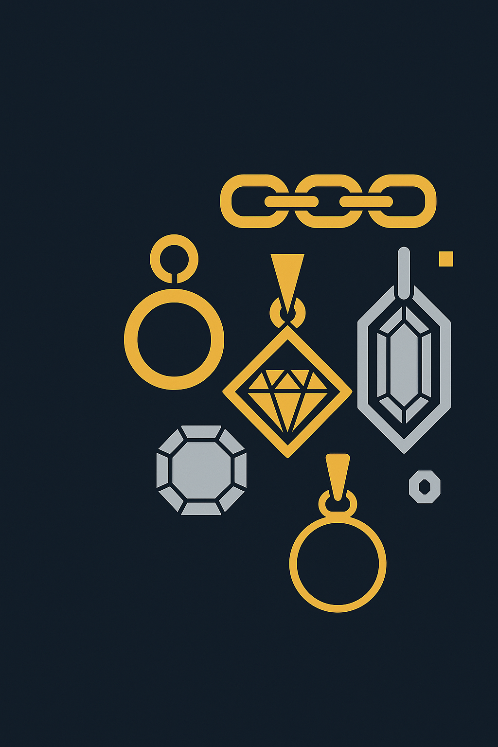 Featured hip-hop jewelry assortment