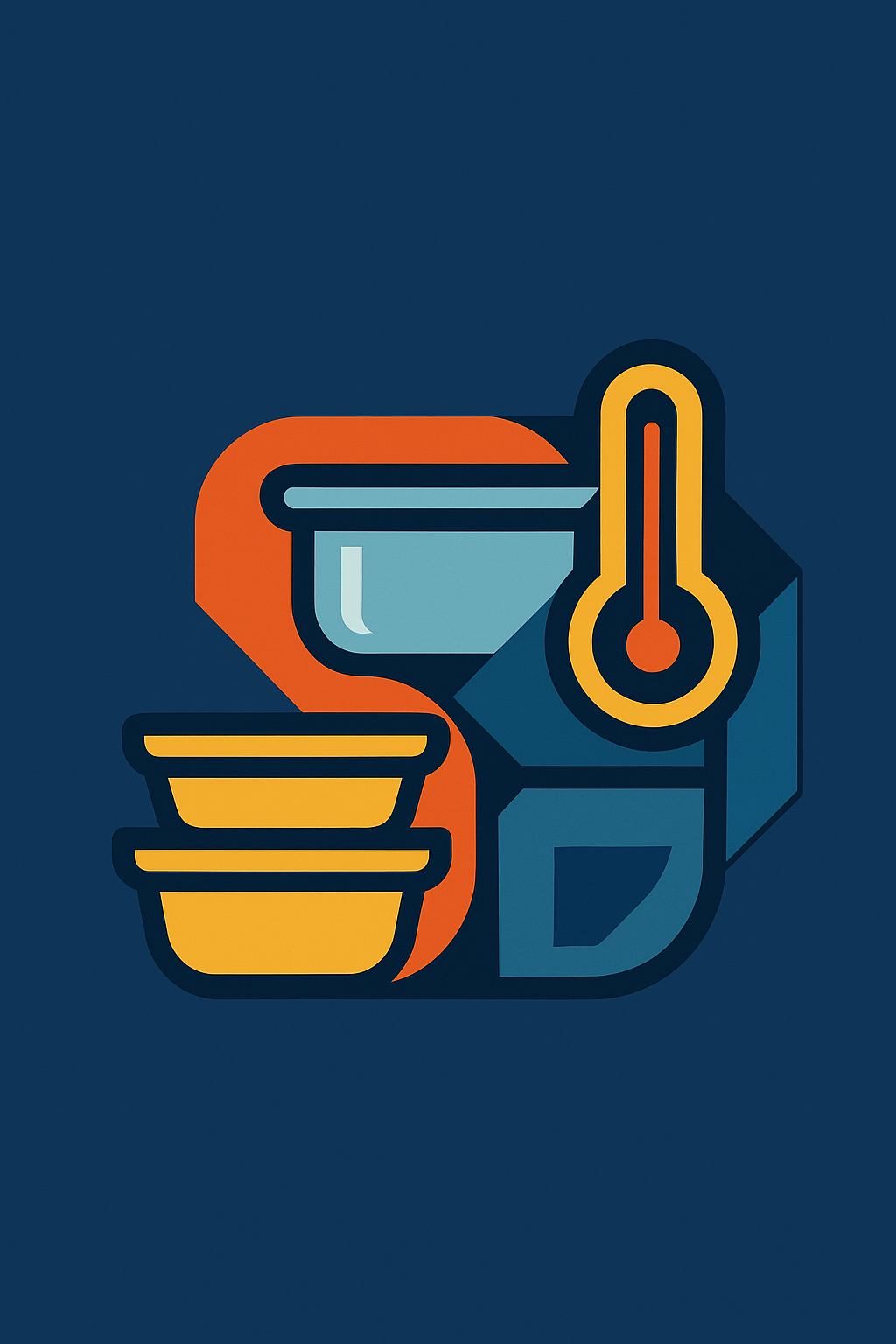 Heat-resistant glassware collection on white table